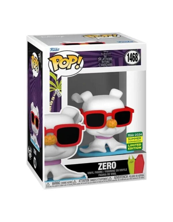 Funko Pop Disney: Mundo De Jack - Zero Con Lentes Sdcc 2024
