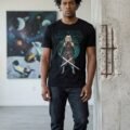 Playera Máscara De Látex Star Wars Ahsoka Hombre