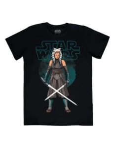 Playera Máscara De Látex Star Wars Ahsoka Hombre