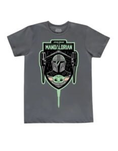 Playera Máscara De Látex Star Wars Mandalorian Child Hombre