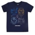 Playera Máscara De Látex Star Wars Bounty Hunters Hombre