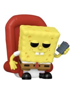 Funko Pop Premium: Bob Esponja – Meme Bob Esponja Mirando Tv