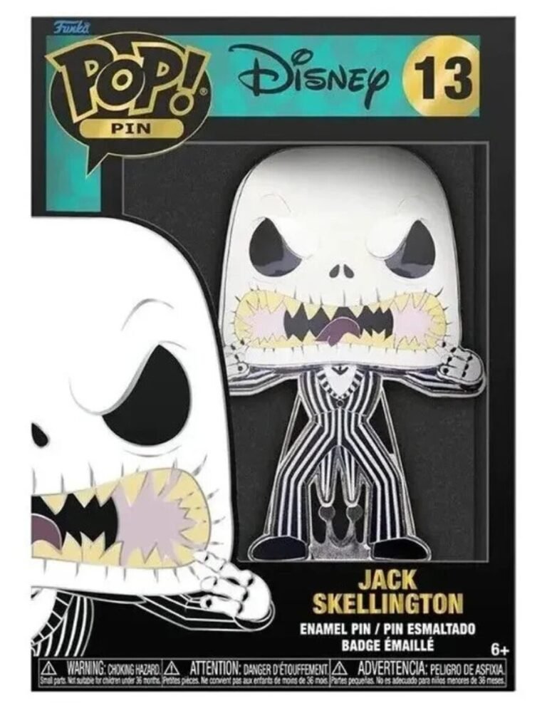 Funko Pop Pin: Mundo De Jack – Jack Skellington Esmaltado