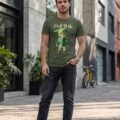 Playera Máscara De Látex Warrior Hombre