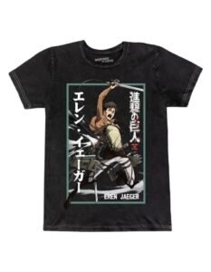 Playera Máscara De Látex Eren En Combate Hombre