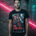 Playera Máscara De Látex Mercenary Selfie Hombre