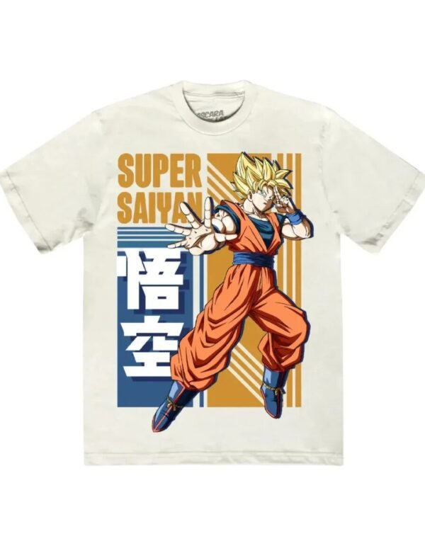 Playera Máscara De Látex Dragon Ball Ssj Hombre