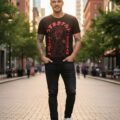 Playera Máscara De Látex El Ninja Número 1 Hombre