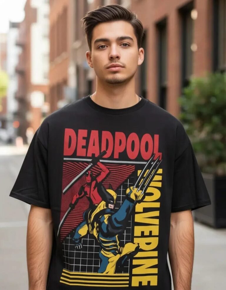 Playera Máscara De Látex Wade Y Logan Hombre