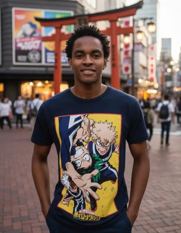 Playera Mascara De Látex Boku No Hero Hombre Playera Mascara De Látex Boku No Hero Hombre