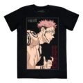 Playera Máscara De Látex Chico En Llamas Hombre