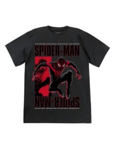 Playera Máscara De Látex Marvel Miles Hombre