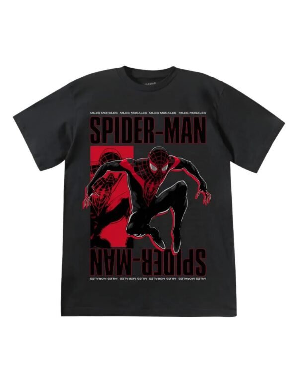 Playera Máscara De Látex Marvel Miles Hombre