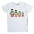 Playera Máscara De Látex Matrioshkas Hombre