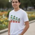 Playera Máscara De Látex Matrioshkas Hombre