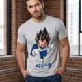 Playera Máscara De Látex El Principe Saiyajin Hombre