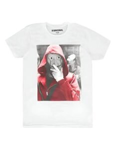 Playera Máscara De Látex La Casa De Papel Hombre