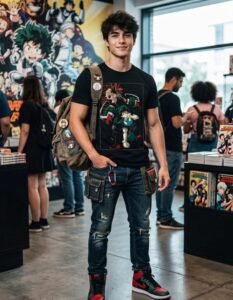Playera Máscara De Látex Izuku Y Katsuki Hombre