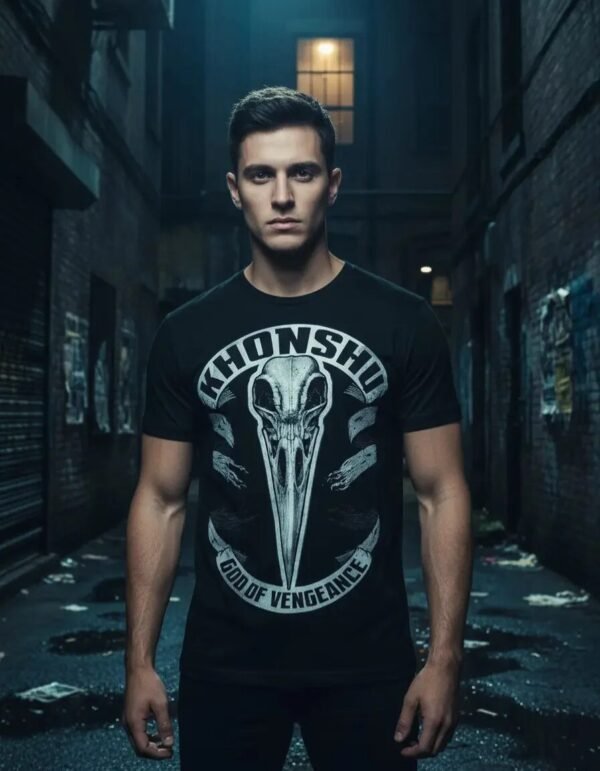 Playera Máscara De Látex Khonshu Hombre
