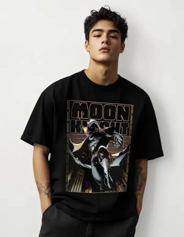 Playera Máscara De Látex Moon Knight Hombre