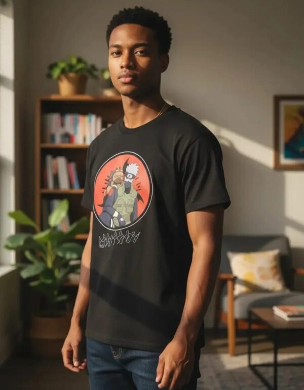 Playera Máscara De Látex Kakashi Hombre