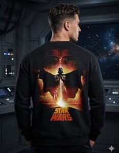 Pullover Máscara De Látex Darth Vader Hombre