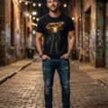 Playera Máscara De Látex Spirit Of Vengeance Hombre