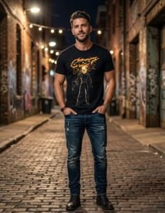 Playera Máscara De Látex Spirit Of Vengeance Hombre
