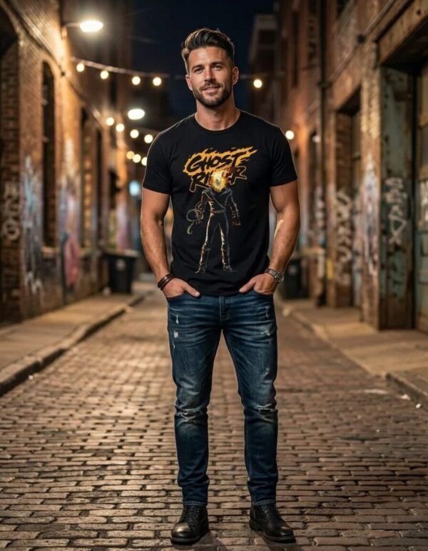 Playera Máscara De Látex Spirit Of Vengeance Hombre