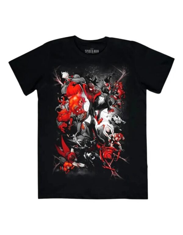 Playera Máscara De Látex Spidey-verse Hombre