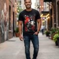 Playera Máscara De Látex Spidey-verse Hombre