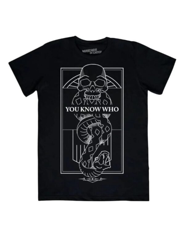Playera Máscara De Látex You Know Who Hombre
