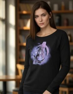 Pullover Máscara De Látex Endgame Logo Mujer