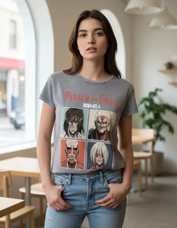 Playera Máscara De Látex Legado De Ymir Mujer Playera Máscara De Látex Legado De Ymir Mujer