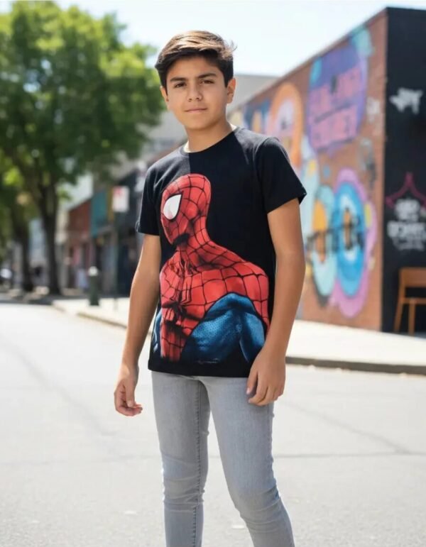 Playera Máscara De Látex Gran Responsabilidad Niño Playera Máscara De Látex Gran Responsabilidad Niño