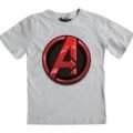 Playera Máscara De Látex Avengers Niño