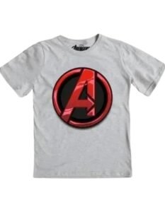 Playera Máscara De Látex Avengers Niño