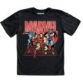 Playera Máscara De Látex Marvel Heroes Niño