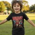 Playera Máscara De Látex Marvel Heroes Niño