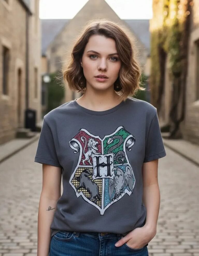 Playera Máscara De Látex Escuela De Hechicería Mujer