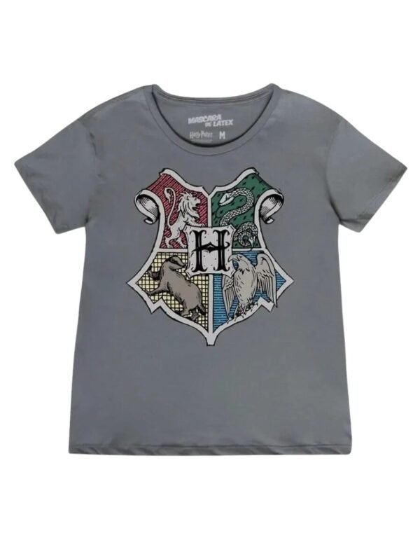 Playera Máscara De Látex Escuela De Hechicería Mujer