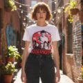 Playera Máscara De Látex Back To The Upside Down Mujer