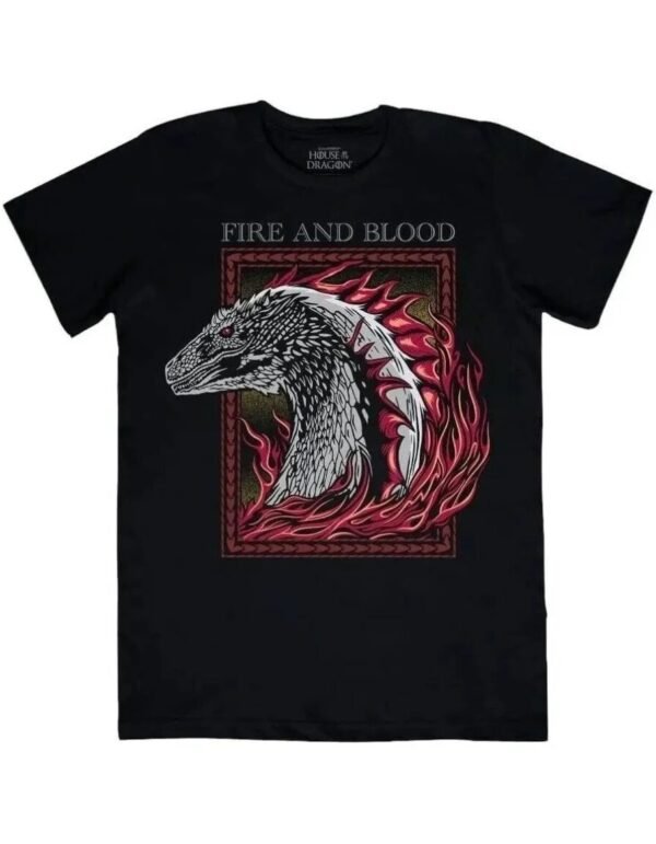 Playera Máscara De Látex Fire And Blood Hombre