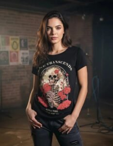 Playera Máscara De Látex Love Transcends Mujer