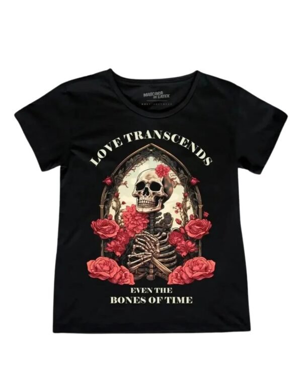 Playera Máscara De Látex Love Transcends Mujer