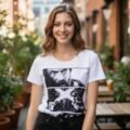 Playera Máscara De Látex Luz Y Sombra Mujer