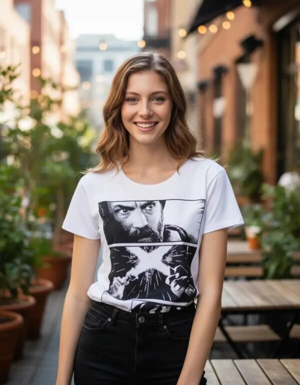 Playera Máscara De Látex Luz Y Sombra Mujer