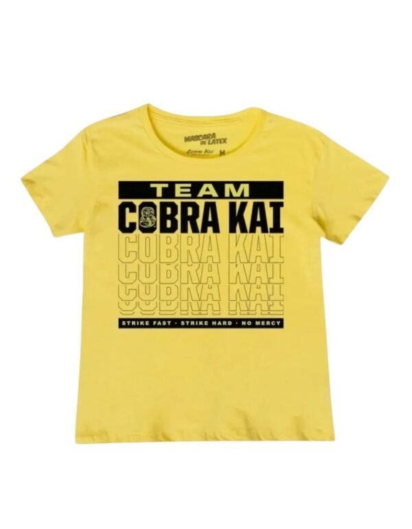 Playera Máscara De Látex Team Cobra Mujer Playera Máscara De Látex Team Cobra Mujer