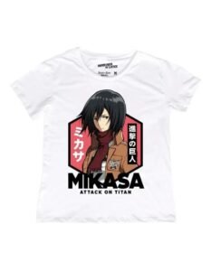 Playera Máscara De Látex Mikasa Ackerman Mujer
