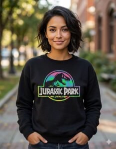 Pullover Mascara De Látex Jurassic Park Mujer